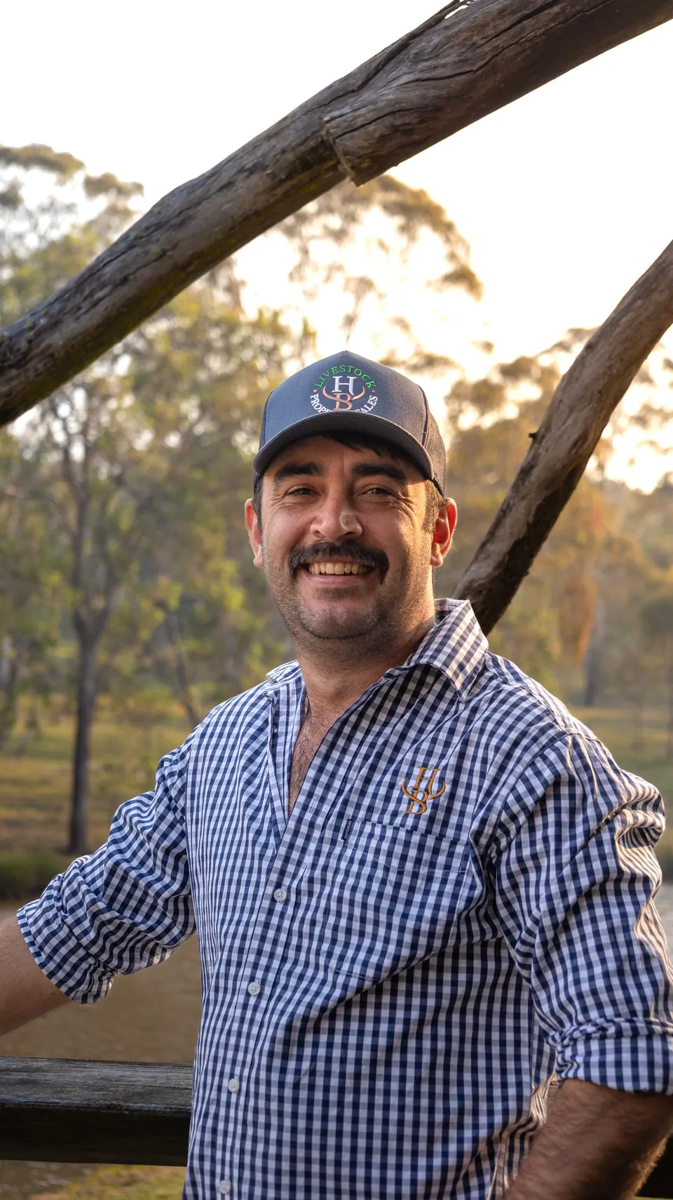 Business owner photographed on his property outside Toowoomba by Wave Creative