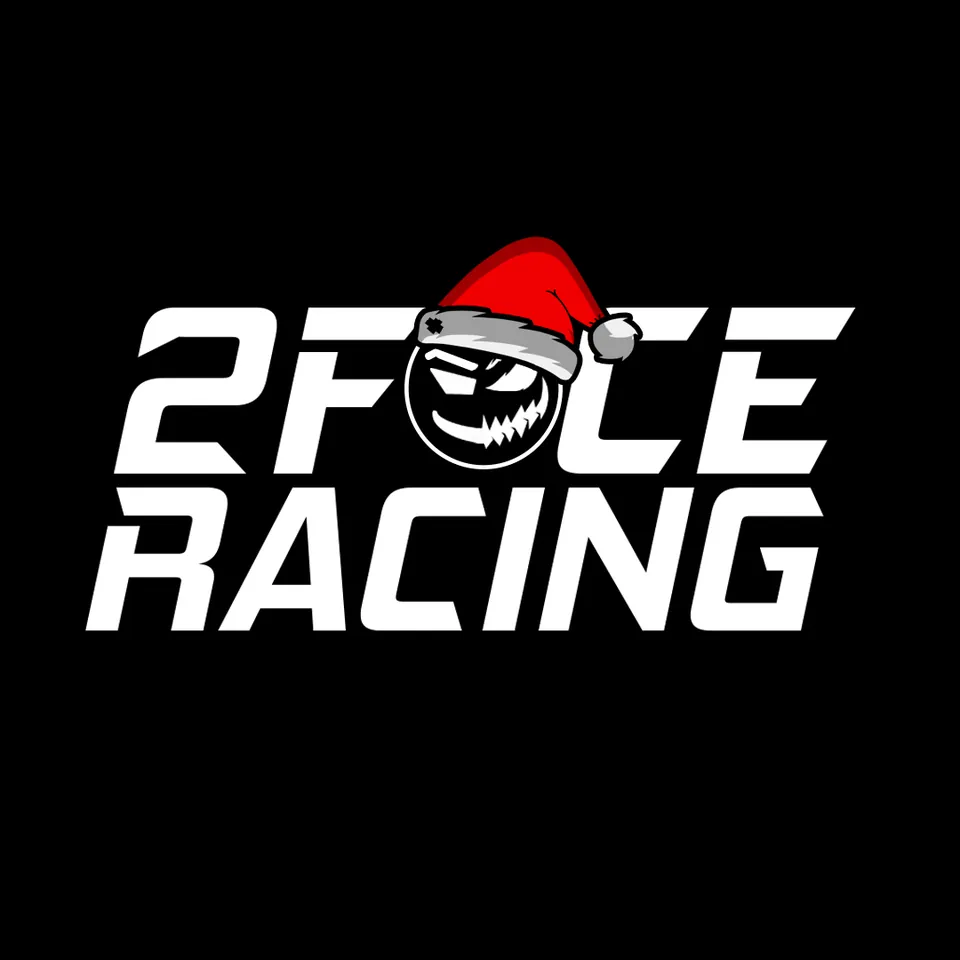 2Face Racing full brand lockup designed by Wave Creative