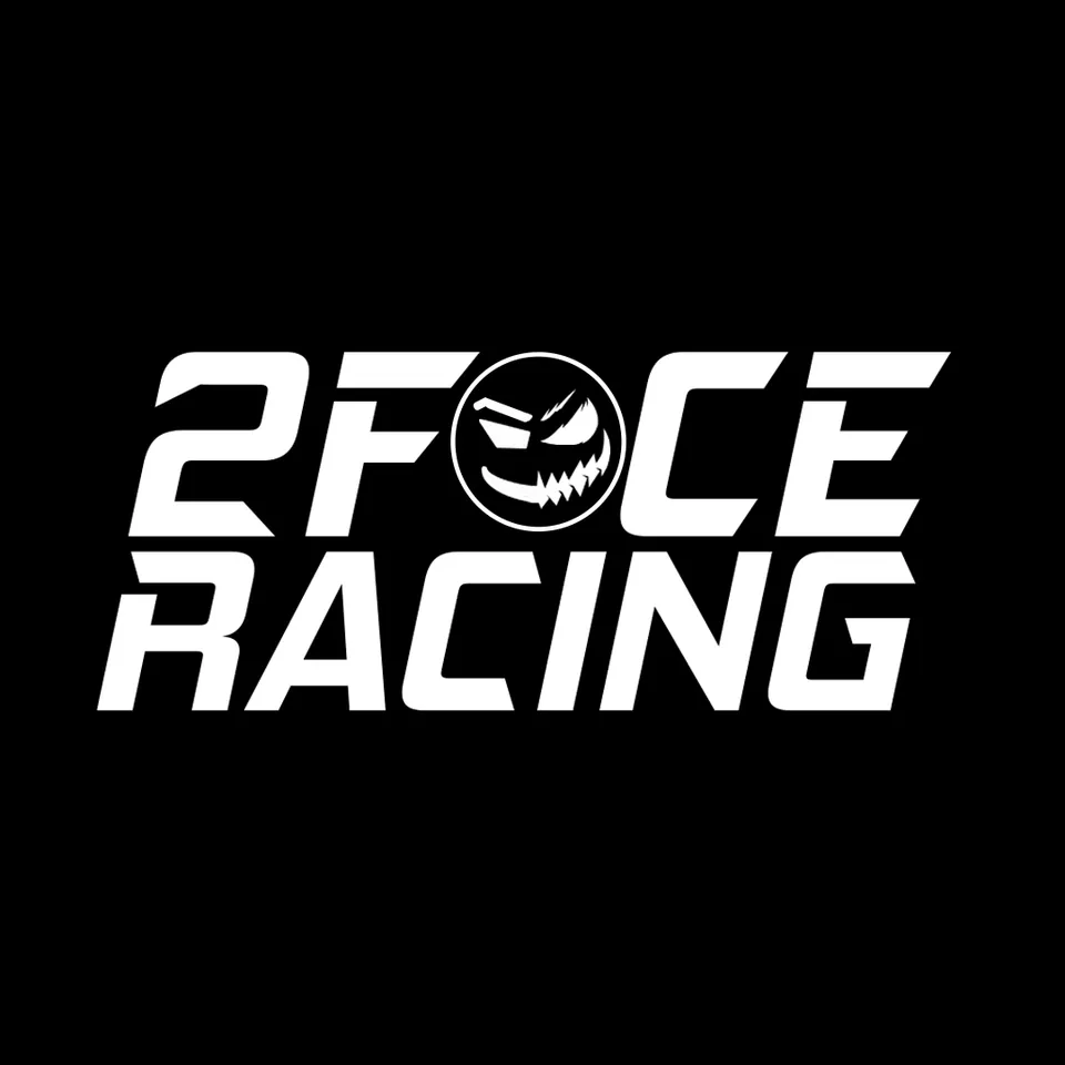 2Face Racing wordmark artwork designed by Wave Creative